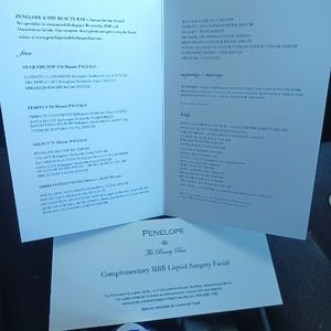 Liquid surgery facial